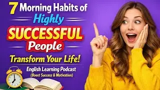 7 Morning Habits of Highly Successful People | Transform Your Life | English Learning Podcast