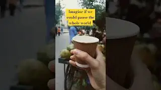 Imagine if we could pause the world #relaxing #chai #mood #vibe #world #philosophy #dreams