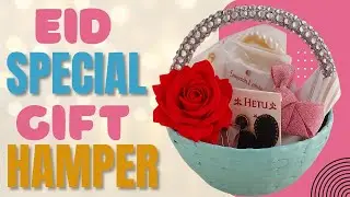 Eid Gift Hamper DIY | Basket from Plastic Container🎁 !! #crafts