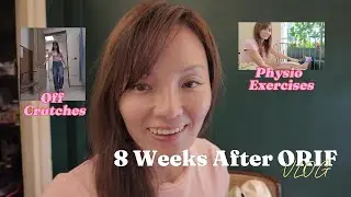My Physio Routine 8 Weeks After ORIF Surgery vlog | Healing Calcaneus Series