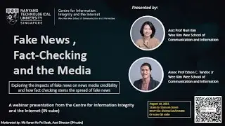 Fake News, Fact-Checking and the Media