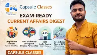 Current Affairs Capsule | 13 January 2026 | The Hindu & Indian Express Analysis | Capsule Classes