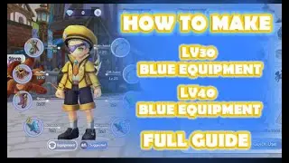 Ragnarok X Next Generation(SEA) | HOW TO MAKE Lv30/40 BLUE EQUIPMENT FULL GUIDE #GamingMobile