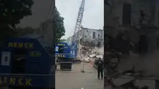MENCK M90 Seilbagger im Abbrucheinsatz 2022