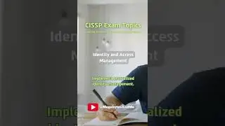 CISSP Exam Topics - Identity and Access Management (IAM) - #CyberSecurity Training