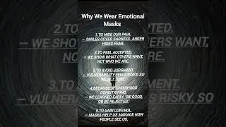 why we wear emotional masks#pyschology #pyschologyfacts #viralvideo #foryou