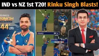 Rinku Singh Last Over Masterclass! 21 Runs in 1 Over | India vs New Zealand 1st T20 2026