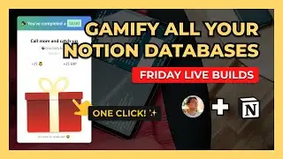 How to Gamify Your Life for FREE with the Notion API (Ep. 53)