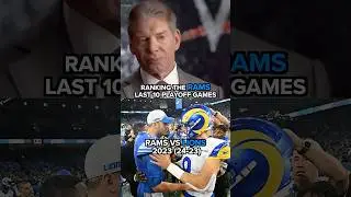 RANKING RAMS PLAYOFF GAMES #rams #nfl #shorts