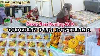 ORDERAN DARI AUSTRALIA PAKET KOMPLIT NASI KUNING 40 RIBU #nasikuning#nasibox #niahermanto #idejualan