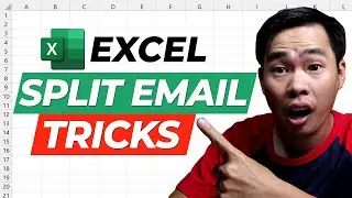 Excel Hack How to Separate Name from Email in Excel Fast without Formula