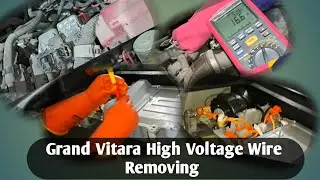Grand Vitara HV Wire Removing Process & High Voltage Wire INSULATION Test by MegaOhmmeter