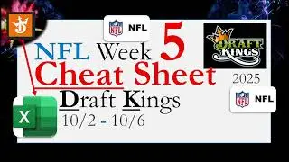 💥Cheat Sheet!🏈DraftKings NFL Week 5 🚀Best Value Picks & Sleepers &bull; Daily Fantasy Football 2025