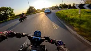 Triumph Trident 660 Evening POV Ride - Zard Exhaust + Quickshifter [4K]