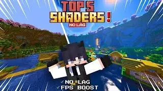 😱 BEST 5 SHADERS Minecraft For LOW-END PCs! ( BOOST FPS ) 🔥