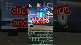How to set Alarm 🚨 in laptop ✨ #comp #shortcuts #amazing #amazing💯😱🆗