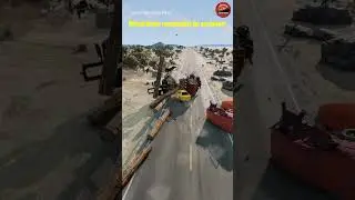 Realistic Highway Car Crashes | Cinematic BeamNG Drive Crash Simulation Shorts