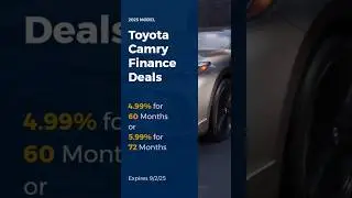 August 2025: Best Toyota Camry Car Deals (+ Prices)