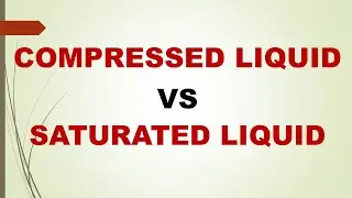 13. Compressed Liquid and Saturated Liquid|Subcooled Liquid in Urdu/Hindi