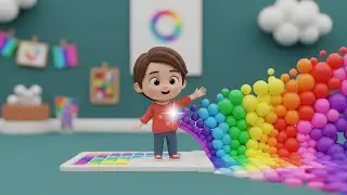 Learn Rainbow Color Mix 🌈🎨✨ | Kids Fantasy Song | Learn Colors in a Magical Mix World