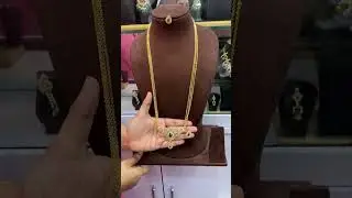 beautiful gold finish chandraharam with earrings 999/-fs DM 6304860418 @gayathriscollections5206
