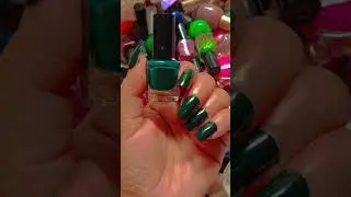 Nail Polish 💅 Dark 🌑 Green Colour 🌑