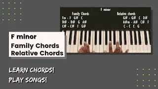 F minor Family Chords & Relative Chords | Improve your Chords playing skills