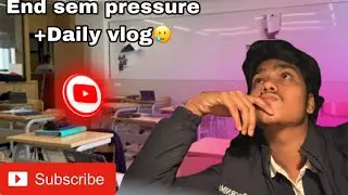 First End Sem Pressure & Hostel Vibes 😵‍💫 | PU Vlog