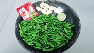 cara mudah membuat sambal ijo ayam penyet