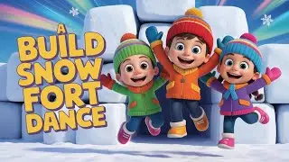Build the Biggest Snow Fort! | Winter Dance Song