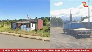 Carabinera es baleada y le roban su auto en Huepil, Regi&oacute;n del Biobio.