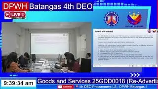 Procurement Livestream for DPWH Batangas 4th DEO January 07, 2026