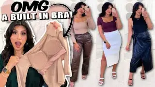 YOU NEED THESE TOPS!!😍 BASICS WITH BUILT IN BRA! *SMALL BUSINESS* KLASSY NETWORK TRY ON HAUL!
