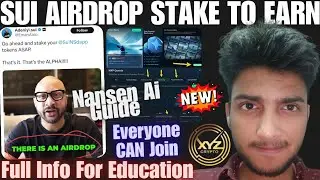Somnia Airdrop Stake Guide | Sui Airdrop SuiNS & Walrus Complete Guide | Nansen Ai | XYZ Crypto 