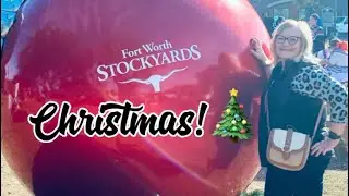Cowtown Christmas!🎄🔔🤶 at the Fort Worth Stockyards #texas #fortworthtexas #fortworthstockyards