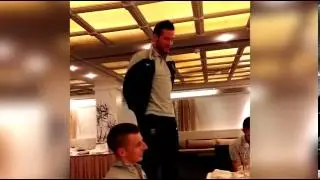 Yohan Cabaye raps 'Papaoutai' lyrics as PSG initiation ritual   Mail Online