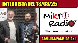 Intervista su Mikro Radio (Gonzaga) - 18/03/25