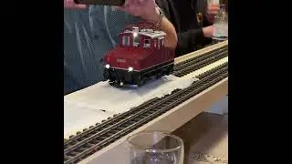 KM1 E69 Strompuffer Test 1/32 scale #modellbahn #modeltrains #modelrailroad