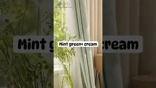 Curtains color combination 2024