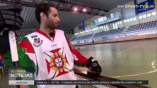 Noticia de H&oacute;quei no Gelo em Portugal na Sporttv, dia 26 de Mar&ccedil;o, 2018