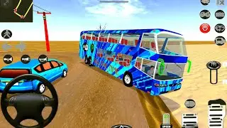 Real bus samulator drive for Indian road map 🗺️ bus wala game 