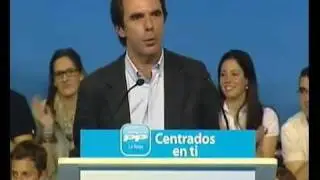Mitin de José María Aznar en Logroño