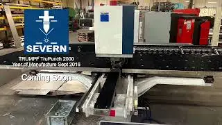 TRUMPF TruPunch 2000 from year 2016 at Severn Machines Limited