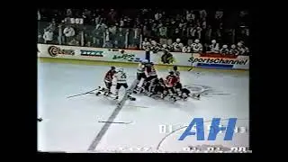 NHL Mar. 22, 1992 Chicago Blackhawks v Buffalo Sabres (R) Chris Chelios v Donald Audette