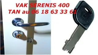 Comment changer une serrure Vak carenee ?