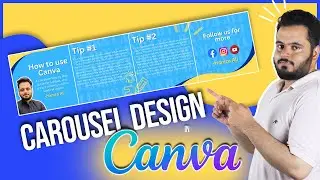 Create Seamless Carousel for Instagram & Linkedin in Canva [Urdu/Hindi]