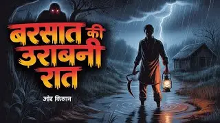 बरसात की डरावनी रात।। Haunted night of Rain #horrorstories #ghost #animation 
