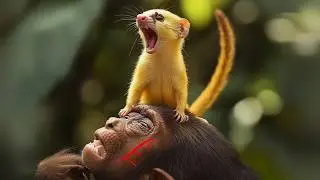 Yellow-throated Marten Hunts Monkeys Just for Sport