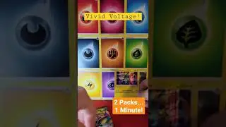 Vivid Voltage! *2 Packs... 1 Minute!* Jirachi? #pokemon #pikachu #vividvoltage #pokedadshorts
