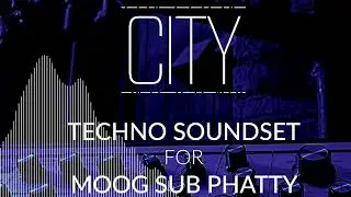 City Techno Soundset for Moog Sub Phatty - Deep/Dub/Melodic/Minimal Techno Patches 2025
